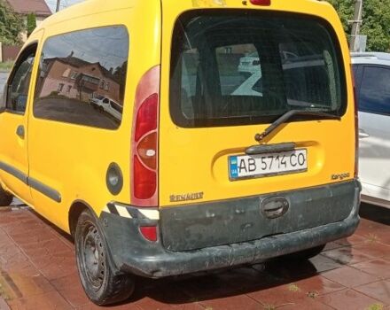 Желтый Рено Кенгу, объемом двигателя 1.9 л и пробегом 165 тыс. км за 1900 $, фото 3 на Automoto.ua