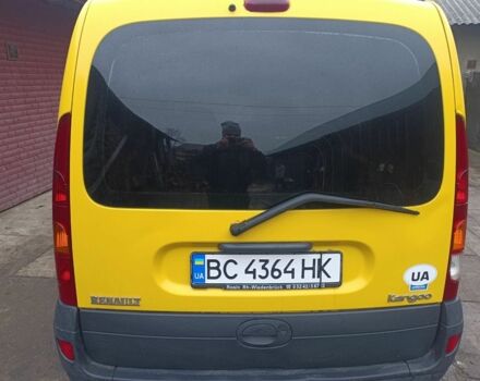 Желтый Рено Кенгу, объемом двигателя 1.5 л и пробегом 264 тыс. км за 3200 $, фото 4 на Automoto.ua