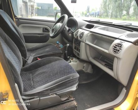 Желтый Рено Кенгу, объемом двигателя 1.5 л и пробегом 189 тыс. км за 3700 $, фото 7 на Automoto.ua