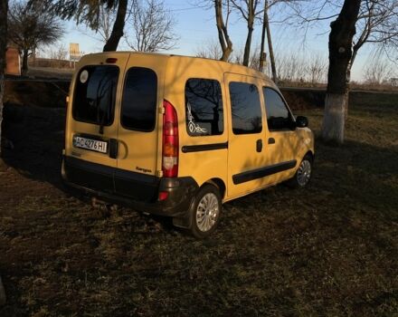 Желтый Рено Кенгу, объемом двигателя 1.5 л и пробегом 226 тыс. км за 3950 $, фото 4 на Automoto.ua