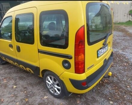 Желтый Рено Кенгу, объемом двигателя 1.5 л и пробегом 240 тыс. км за 4900 $, фото 5 на Automoto.ua