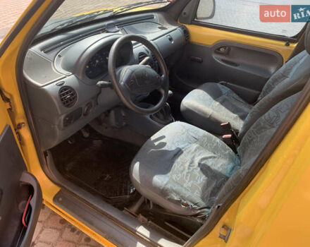 Желтый Рено Кенгу, объемом двигателя 1.9 л и пробегом 330 тыс. км за 2200 $, фото 10 на Automoto.ua