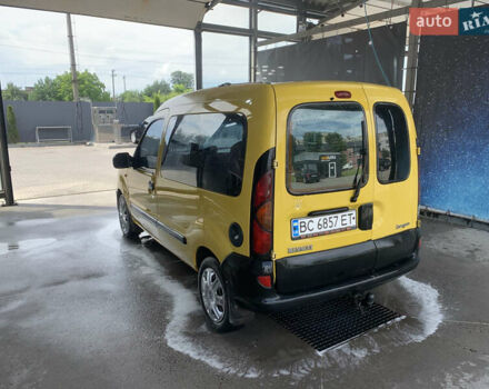 Желтый Рено Кенгу, объемом двигателя 1.9 л и пробегом 330 тыс. км за 2200 $, фото 8 на Automoto.ua