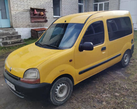 Желтый Рено Кенгу, объемом двигателя 1.87 л и пробегом 382 тыс. км за 2350 $, фото 1 на Automoto.ua