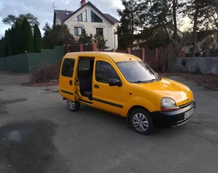 Желтый Рено Кенгу, объемом двигателя 1.9 л и пробегом 328 тыс. км за 3000 $, фото 6 на Automoto.ua