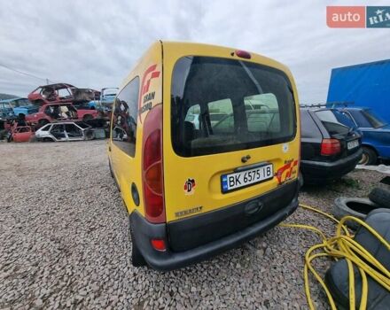 Желтый Рено Кенгу, объемом двигателя 1.87 л и пробегом 305 тыс. км за 2150 $, фото 6 на Automoto.ua