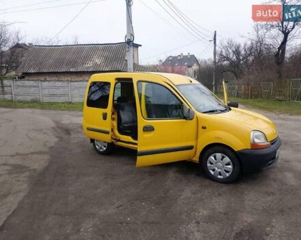 Желтый Рено Кенгу, объемом двигателя 1.9 л и пробегом 215 тыс. км за 3000 $, фото 5 на Automoto.ua