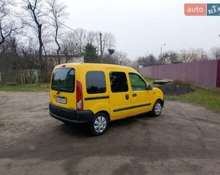 Желтый Рено Кенгу, объемом двигателя 1.9 л и пробегом 215 тыс. км за 3000 $, фото 6 на Automoto.ua