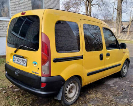 Желтый Рено Кенгу, объемом двигателя 1.87 л и пробегом 382 тыс. км за 2350 $, фото 3 на Automoto.ua