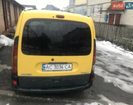 Желтый Рено Кенгу, объемом двигателя 1.9 л и пробегом 256 тыс. км за 3200 $, фото 3 на Automoto.ua