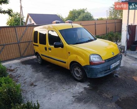 Желтый Рено Кенгу, объемом двигателя 1.9 л и пробегом 235 тыс. км за 1850 $, фото 1 на Automoto.ua