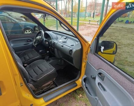 Желтый Рено Кенгу, объемом двигателя 1.9 л и пробегом 229 тыс. км за 3200 $, фото 4 на Automoto.ua