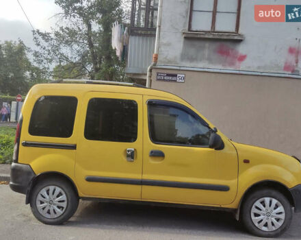 Желтый Рено Кенгу, объемом двигателя 1.9 л и пробегом 200 тыс. км за 2300 $, фото 1 на Automoto.ua