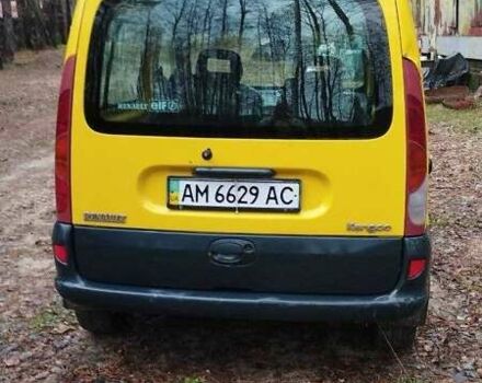 Желтый Рено Кенгу, объемом двигателя 1.9 л и пробегом 230 тыс. км за 2100 $, фото 1 на Automoto.ua