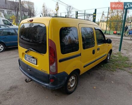 Желтый Рено Кенгу, объемом двигателя 1.9 л и пробегом 229 тыс. км за 3200 $, фото 7 на Automoto.ua