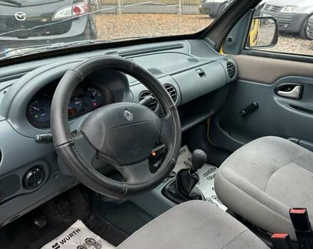 Желтый Рено Кенгу, объемом двигателя 1.9 л и пробегом 215 тыс. км за 2500 $, фото 11 на Automoto.ua