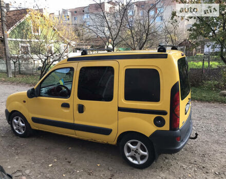 Жовтий Рено Кєнгу, об'ємом двигуна 1.9 л та пробігом 215 тис. км за 3777 $, фото 6 на Automoto.ua