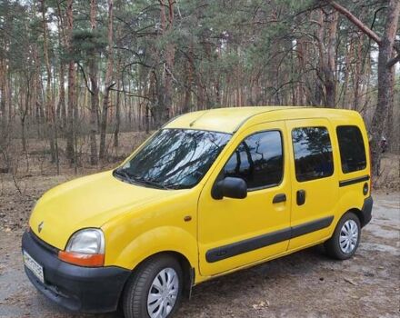 Желтый Рено Кенгу, объемом двигателя 1.9 л и пробегом 200 тыс. км за 3150 $, фото 1 на Automoto.ua