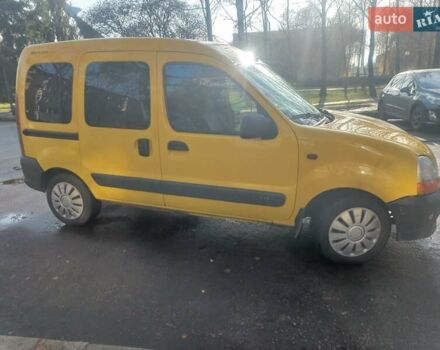 Желтый Рено Кенгу, объемом двигателя 1.9 л и пробегом 222 тыс. км за 3300 $, фото 4 на Automoto.ua