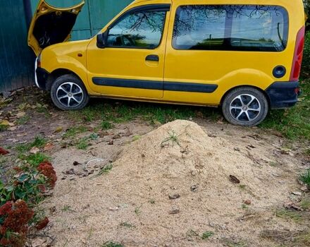 Желтый Рено Кенгу, объемом двигателя 1.9 л и пробегом 300 тыс. км за 3700 $, фото 6 на Automoto.ua