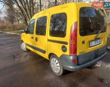 Желтый Рено Кенгу, объемом двигателя 1.9 л и пробегом 222 тыс. км за 3300 $, фото 6 на Automoto.ua