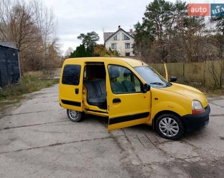 Желтый Рено Кенгу, объемом двигателя 1.9 л и пробегом 167 тыс. км за 3000 $, фото 7 на Automoto.ua