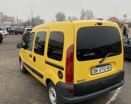 Желтый Рено Кенгу, объемом двигателя 1.87 л и пробегом 220 тыс. км за 2900 $, фото 4 на Automoto.ua