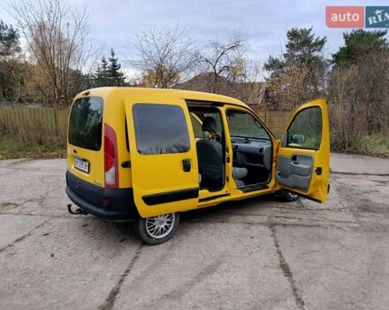 Желтый Рено Кенгу, объемом двигателя 1.9 л и пробегом 167 тыс. км за 3000 $, фото 14 на Automoto.ua