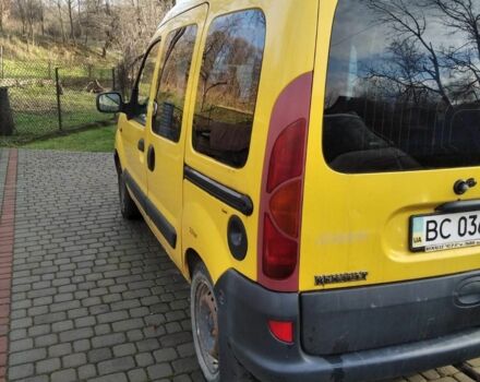 Жовтий Рено Кєнгу, об'ємом двигуна 1.9 л та пробігом 282 тис. км за 3100 $, фото 1 на Automoto.ua