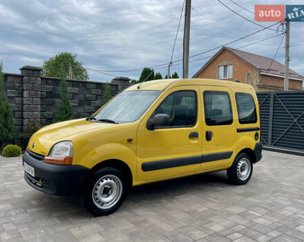 Желтый Рено Кенгу, объемом двигателя 1.87 л и пробегом 256 тыс. км за 3300 $, фото 6 на Automoto.ua