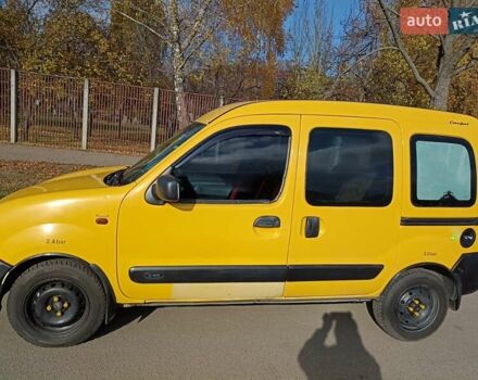 Желтый Рено Кенгу, объемом двигателя 1.87 л и пробегом 399 тыс. км за 3700 $, фото 3 на Automoto.ua