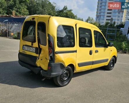 Желтый Рено Кенгу, объемом двигателя 1.39 л и пробегом 230 тыс. км за 1850 $, фото 8 на Automoto.ua