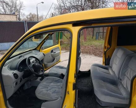 Желтый Рено Кенгу, объемом двигателя 1.9 л и пробегом 167 тыс. км за 3000 $, фото 20 на Automoto.ua