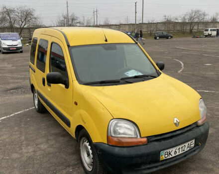 Желтый Рено Кенгу, объемом двигателя 1.87 л и пробегом 220 тыс. км за 2900 $, фото 1 на Automoto.ua