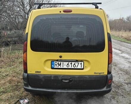Желтый Рено Кенгу, объемом двигателя 1.5 л и пробегом 283 тыс. км за 1657 $, фото 1 на Automoto.ua