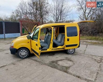 Желтый Рено Кенгу, объемом двигателя 1.9 л и пробегом 167 тыс. км за 3000 $, фото 5 на Automoto.ua