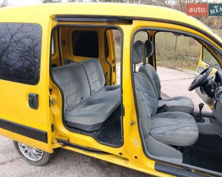 Желтый Рено Кенгу, объемом двигателя 1.9 л и пробегом 167 тыс. км за 3000 $, фото 13 на Automoto.ua