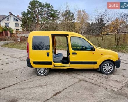 Желтый Рено Кенгу, объемом двигателя 1.9 л и пробегом 167 тыс. км за 3000 $, фото 23 на Automoto.ua
