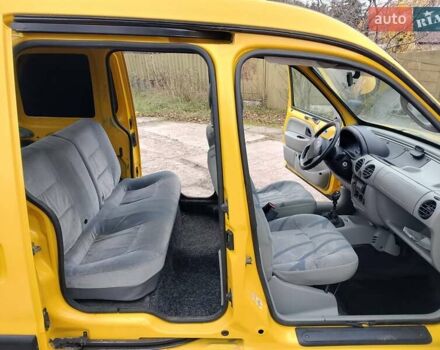 Желтый Рено Кенгу, объемом двигателя 1.9 л и пробегом 167 тыс. км за 3000 $, фото 6 на Automoto.ua