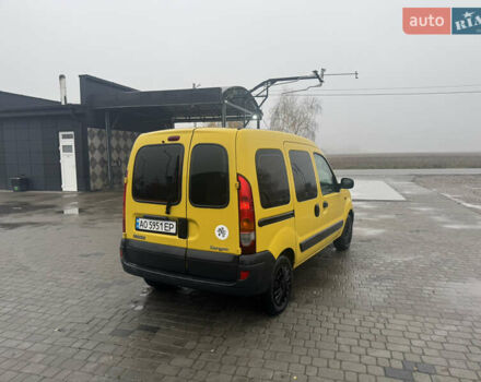 Желтый Рено Кенгу, объемом двигателя 1.46 л и пробегом 244 тыс. км за 2950 $, фото 9 на Automoto.ua