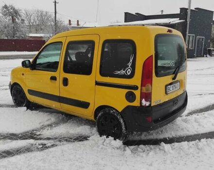 Желтый Рено Кенгу, объемом двигателя 1.46 л и пробегом 240 тыс. км за 2800 $, фото 3 на Automoto.ua