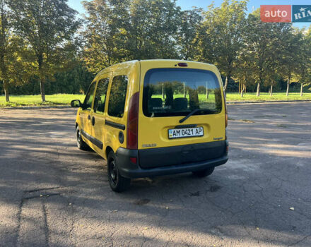 Жовтий Рено Кєнгу, об'ємом двигуна 1.87 л та пробігом 216 тис. км за 3600 $, фото 8 на Automoto.ua