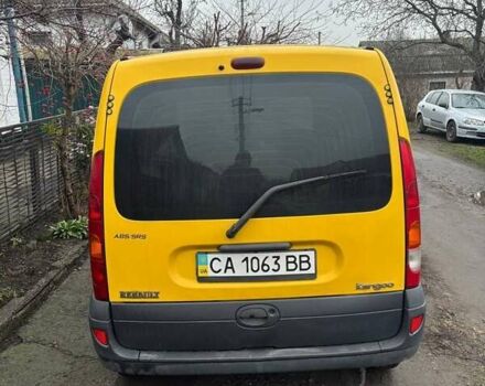 Желтый Рено Кенгу, объемом двигателя 1.46 л и пробегом 136 тыс. км за 3600 $, фото 2 на Automoto.ua