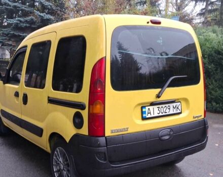 Желтый Рено Кенгу, объемом двигателя 1.5 л и пробегом 210 тыс. км за 3300 $, фото 2 на Automoto.ua