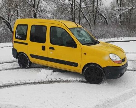 Желтый Рено Кенгу, объемом двигателя 1.46 л и пробегом 240 тыс. км за 2800 $, фото 2 на Automoto.ua