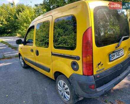 Желтый Рено Кенгу, объемом двигателя 1.46 л и пробегом 225 тыс. км за 3300 $, фото 3 на Automoto.ua