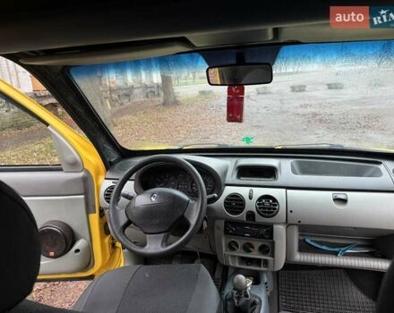 Желтый Рено Кенгу, объемом двигателя 1.5 л и пробегом 450 тыс. км за 3200 $, фото 16 на Automoto.ua
