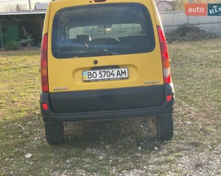 Желтый Рено Кенгу, объемом двигателя 1.46 л и пробегом 486 тыс. км за 2650 $, фото 15 на Automoto.ua