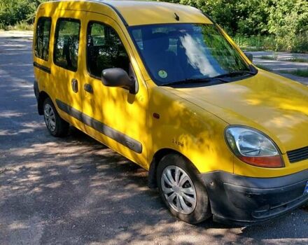 Желтый Рено Кенгу, объемом двигателя 1.46 л и пробегом 225 тыс. км за 3300 $, фото 9 на Automoto.ua