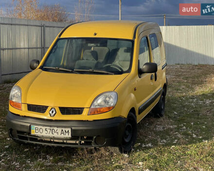 Желтый Рено Кенгу, объемом двигателя 1.5 л и пробегом 485 тыс. км за 2750 $, фото 1 на Automoto.ua